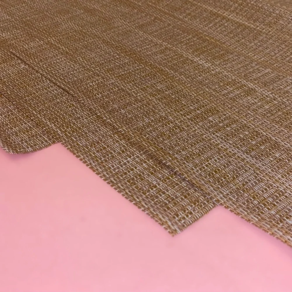 Z Gallerie Plate Placemats Set 5 Brown Taupe Outdoor Backyard Kitchen Table Dine